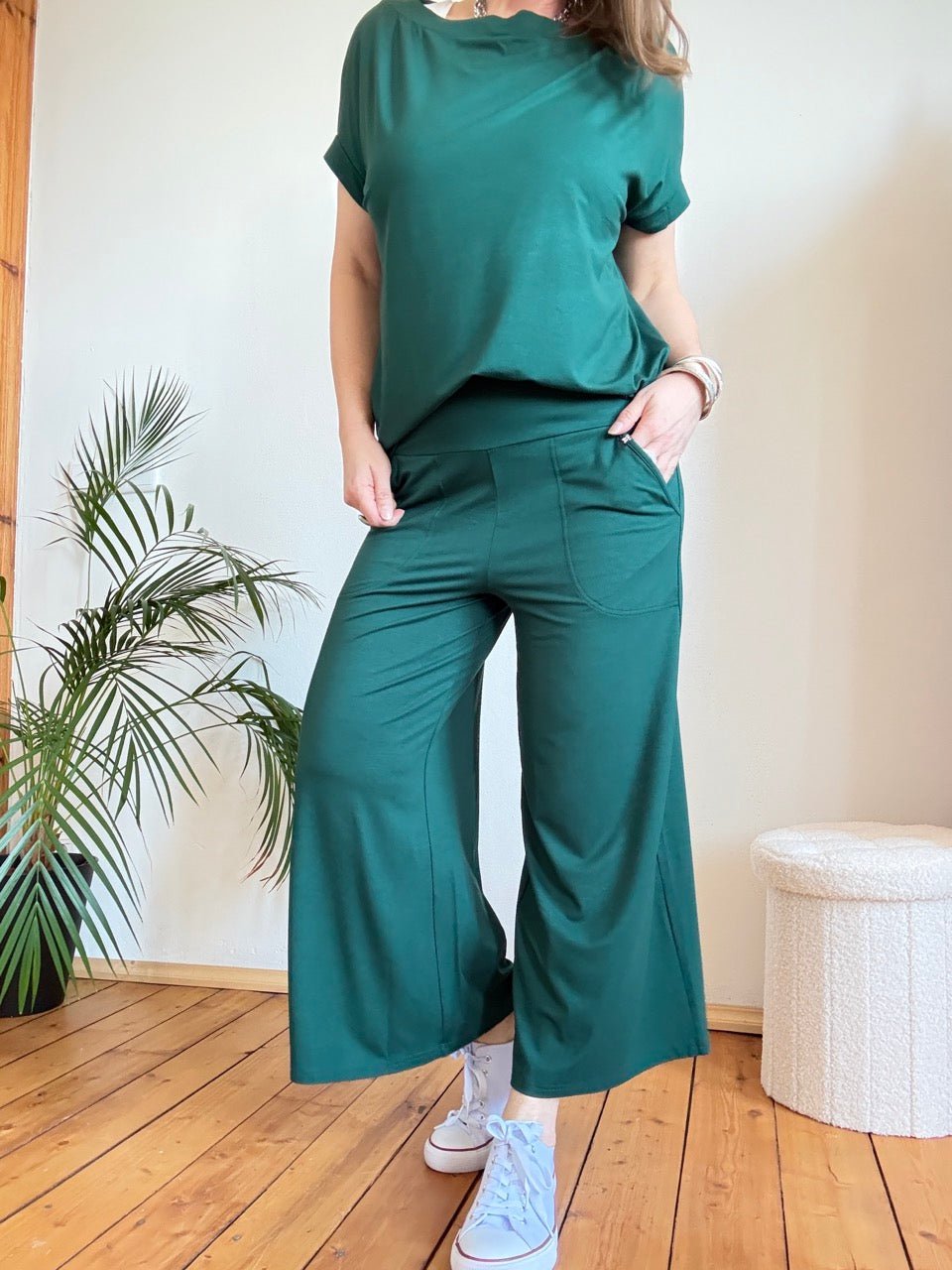 Hose Hotte Culotte Grün - FROLLEIN KÄTHE Shop