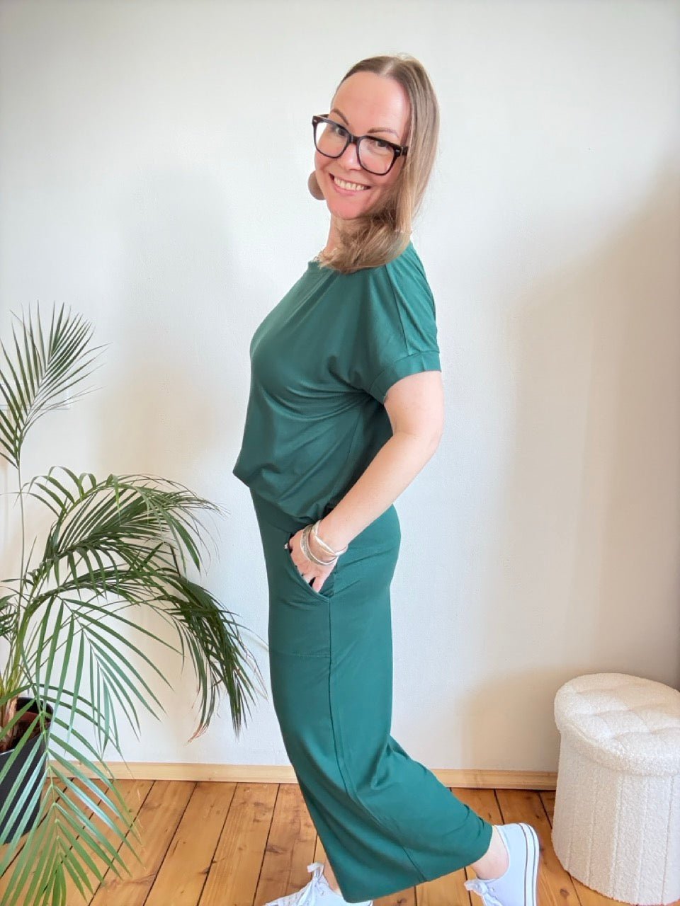 Hose Hotte Culotte Grün - FROLLEIN KÄTHE Shop