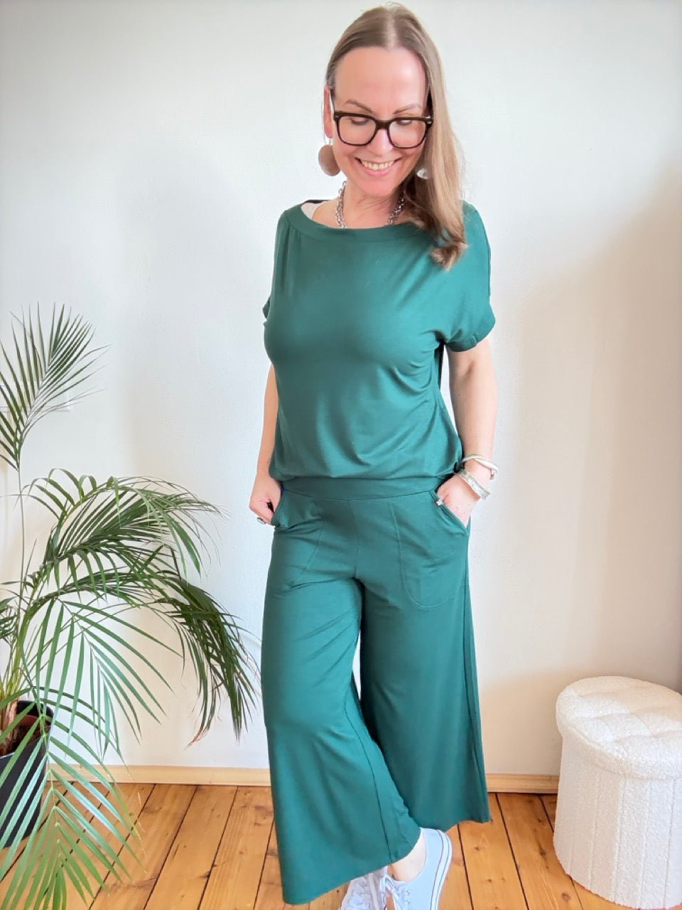 Hose Hotte Culotte Grün - FROLLEIN KÄTHE Shop