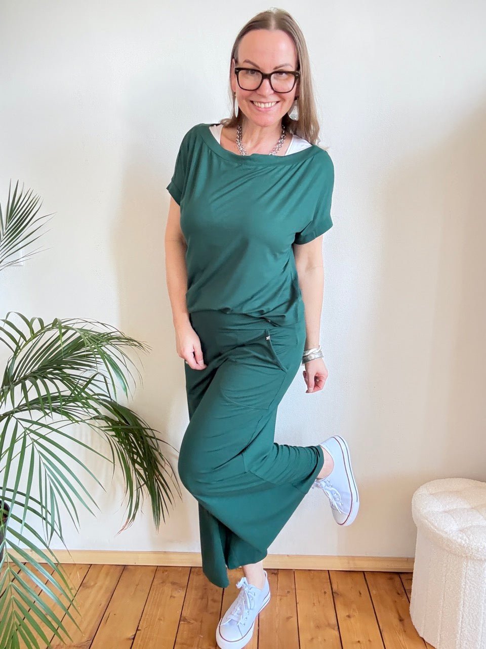 Hose Hotte Culotte Grün - FROLLEIN KÄTHE Shop