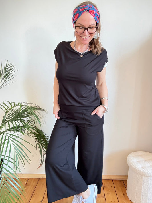 Hose Hotte Culotte Schwarz - FROLLEIN KÄTHE Shop