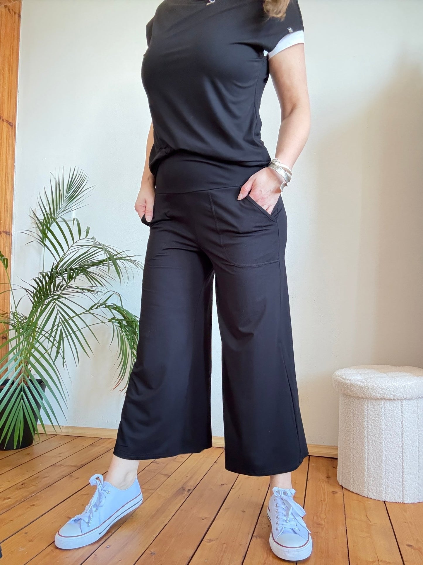 Hose Hotte Culotte Schwarz - FROLLEIN KÄTHE Shop