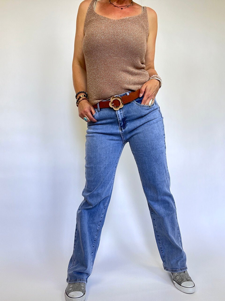 Hose Jeans Dance Hellblau - FROLLEIN KÄTHE Shop