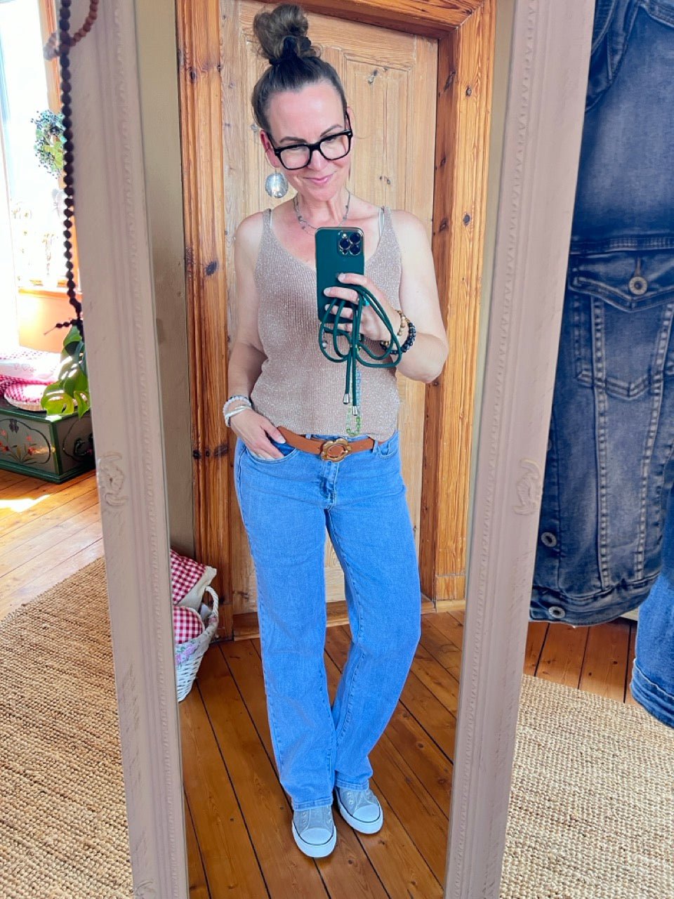 Hose Jeans Dance Hellblau - FROLLEIN KÄTHE Shop