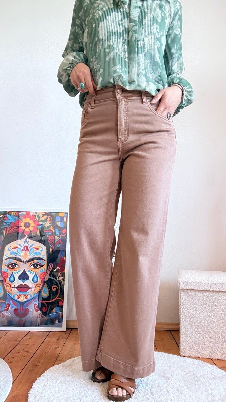 Hose Jeans Ella Nugat - FROLLEIN KÄTHE Shop