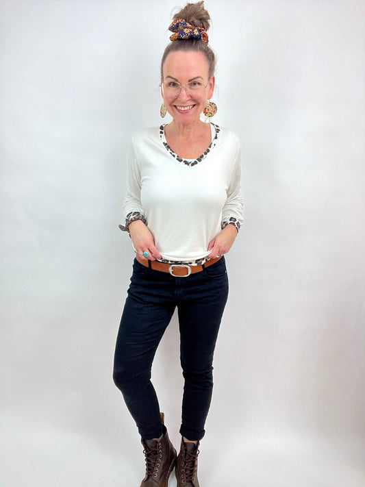 Hose Jeans Fantastisch Elastisch Schwarz - FROLLEIN KÄTHE Shop