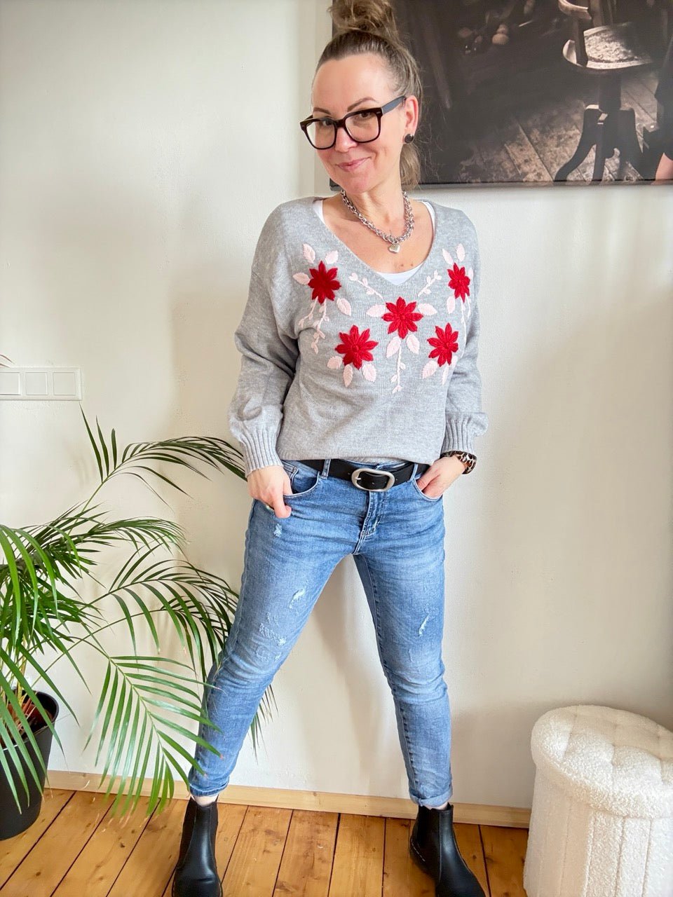Hose Jeans Fantastisch Elastisch Used Denim - FROLLEIN KÄTHE Shop