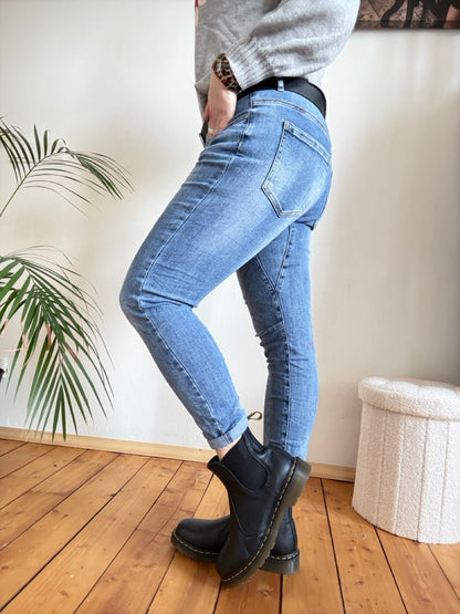 Hose Jeans Fantastisch Elastisch Used Denim - FROLLEIN KÄTHE Shop