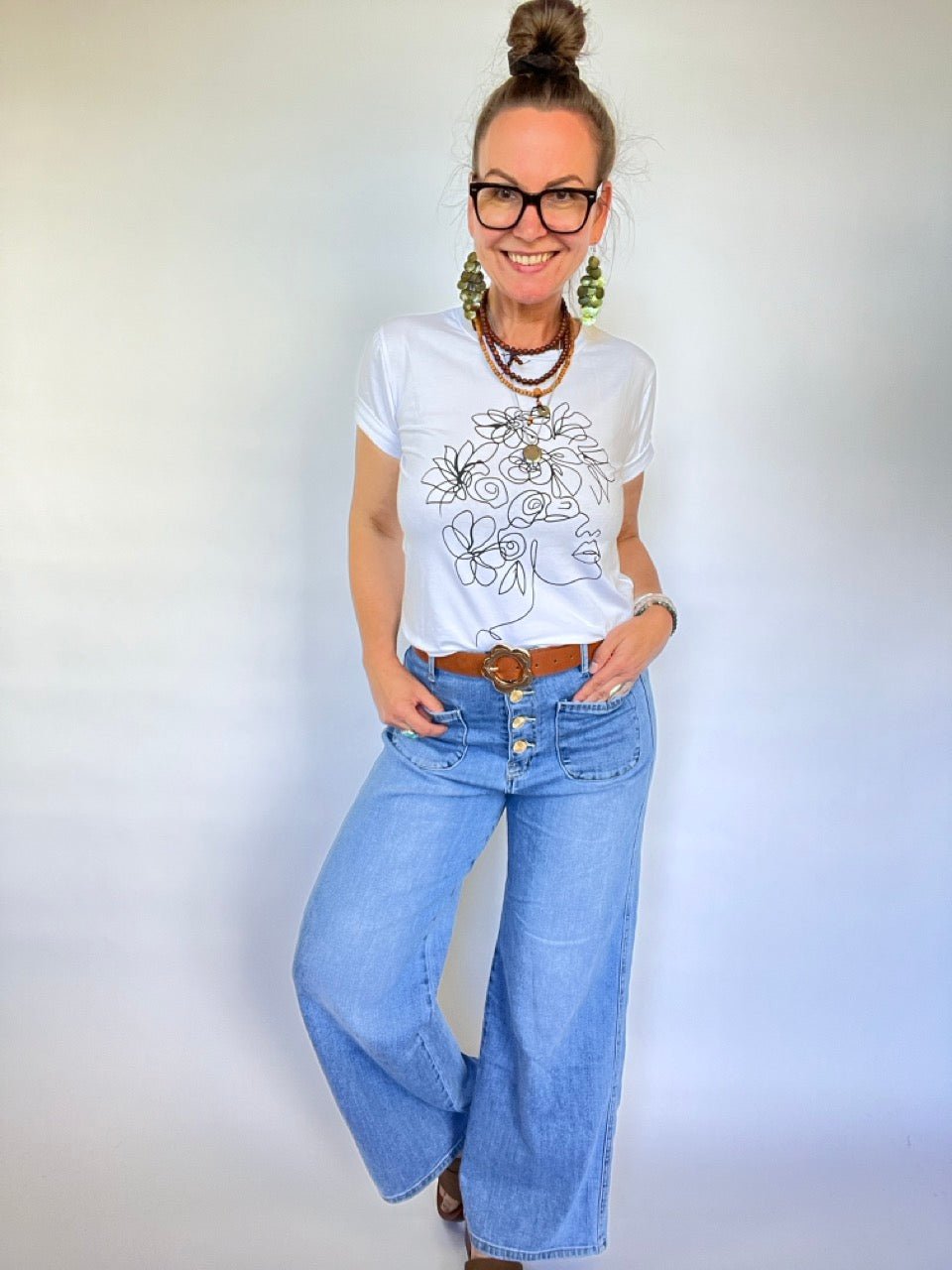 Hose Jeans Floretta Denim - FROLLEIN KÄTHE Shop