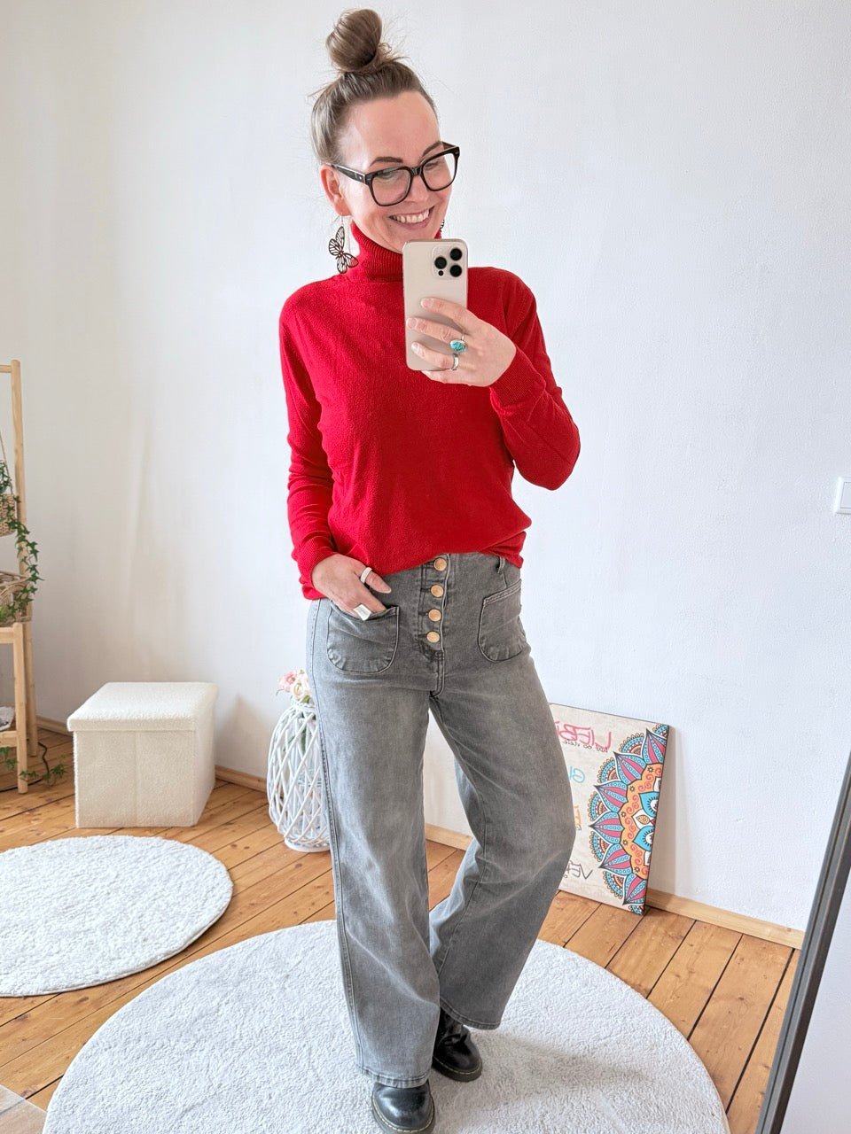 Hose Jeans Floretta Vintage Grau / kein Versand in verschiedenen Größen! - FROLLEIN KÄTHE Shop