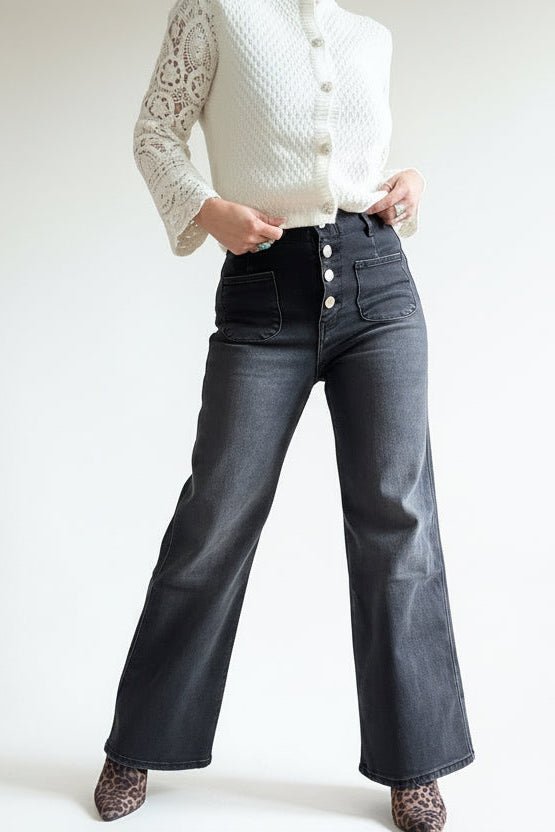 Hose Jeans Floretta Vintage Schwarz / kein Versand in verschiedenen Größen! - FROLLEIN KÄTHE Shop