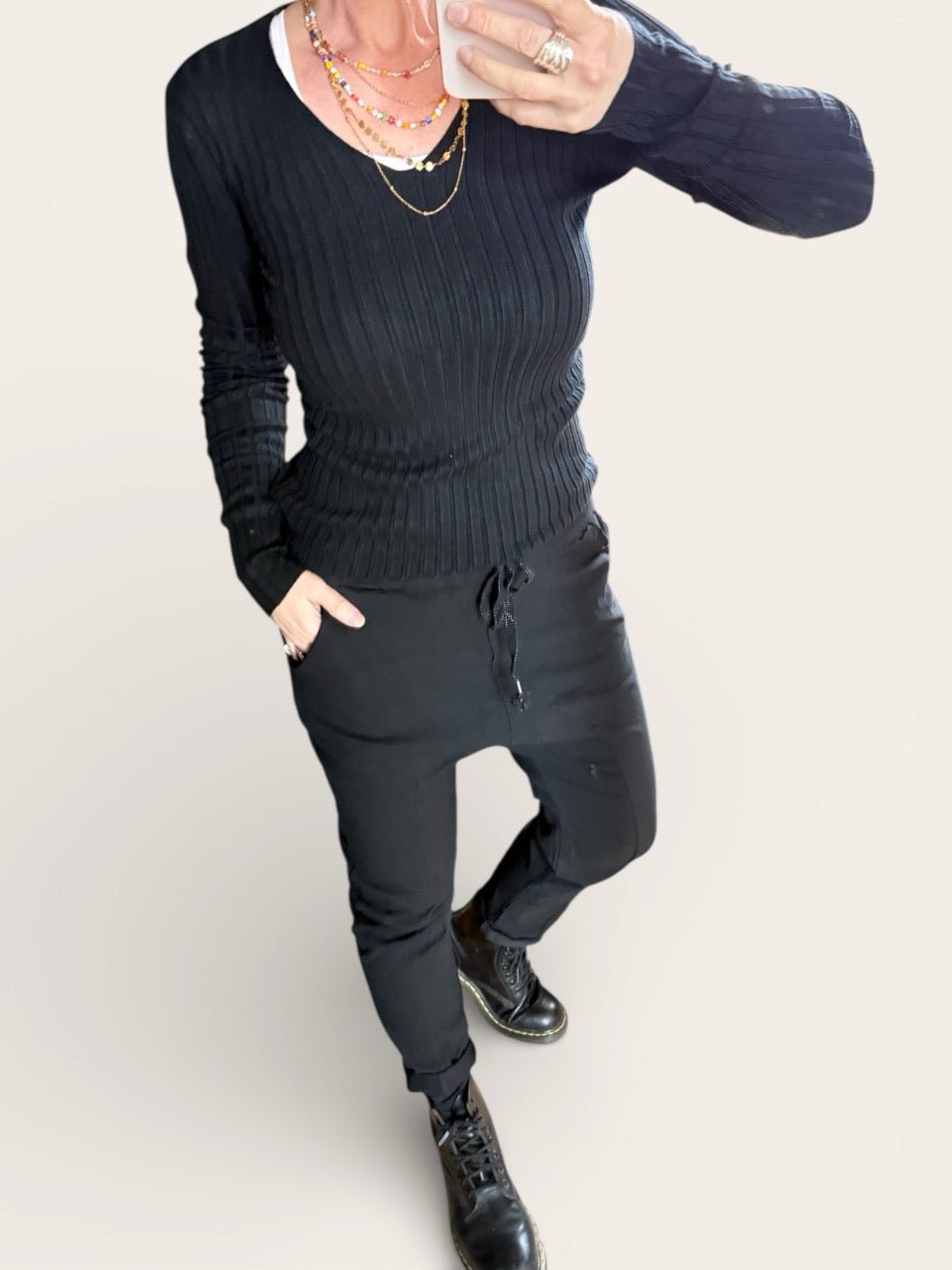 Hose Jogpants Baggystyle Schwarz / Besteller - FROLLEIN KÄTHE Shop