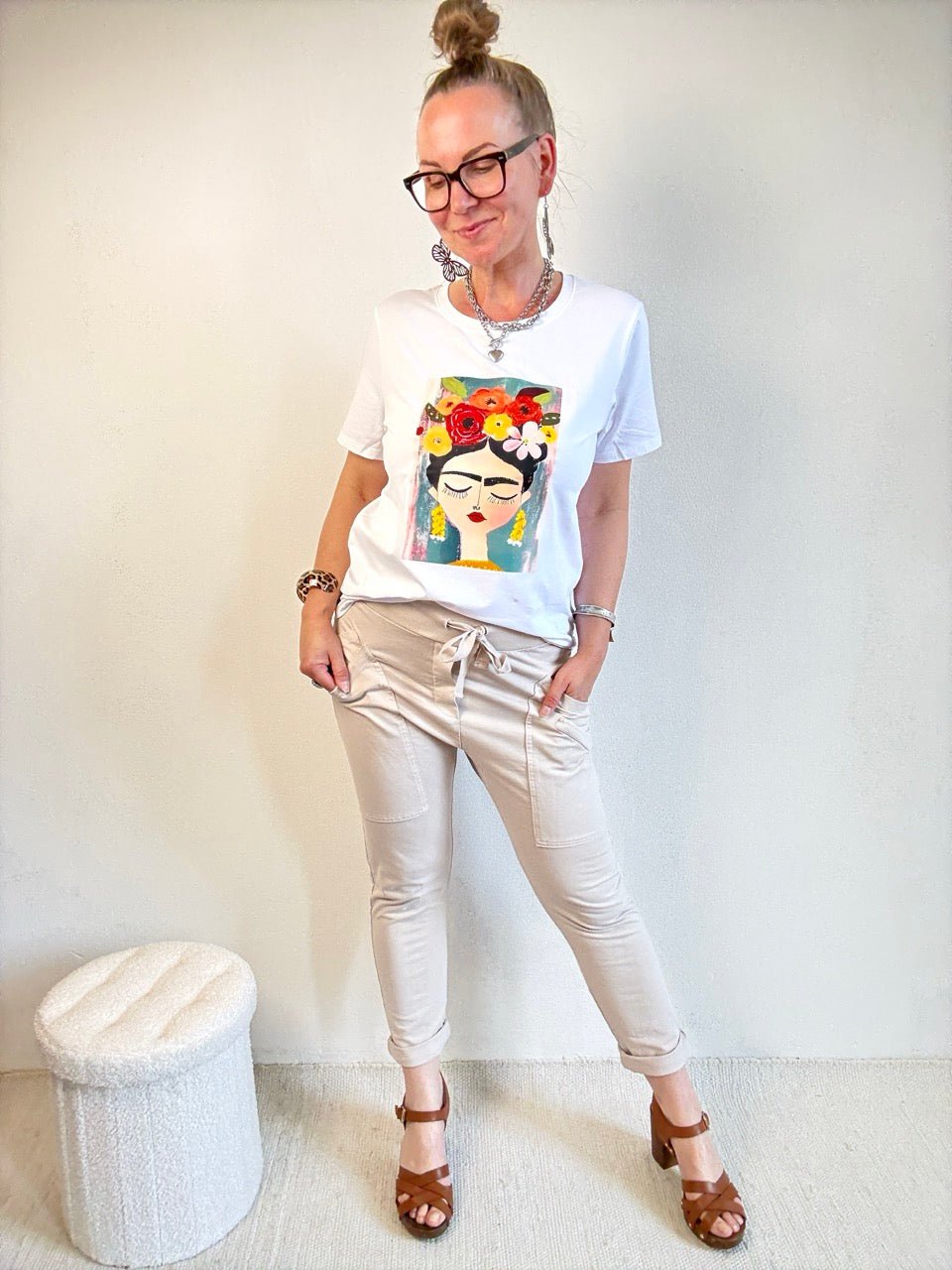 Hose Jogpants Grandiose Cream - FROLLEIN KÄTHE Shop