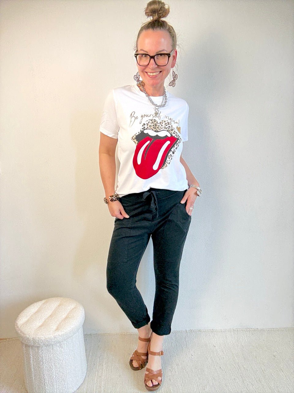 Hose Jogpants Grandiose Schwarz - FROLLEIN KÄTHE Shop