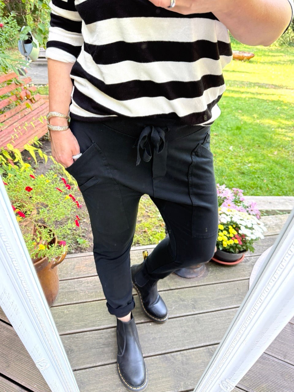 Hose Jogpants Grandiose Schwarz - FROLLEIN KÄTHE Shop
