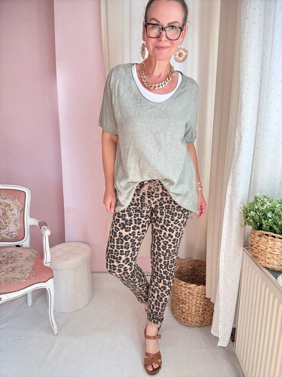 Hose Jogpants Leo Braun - FROLLEIN KÄTHE Shop