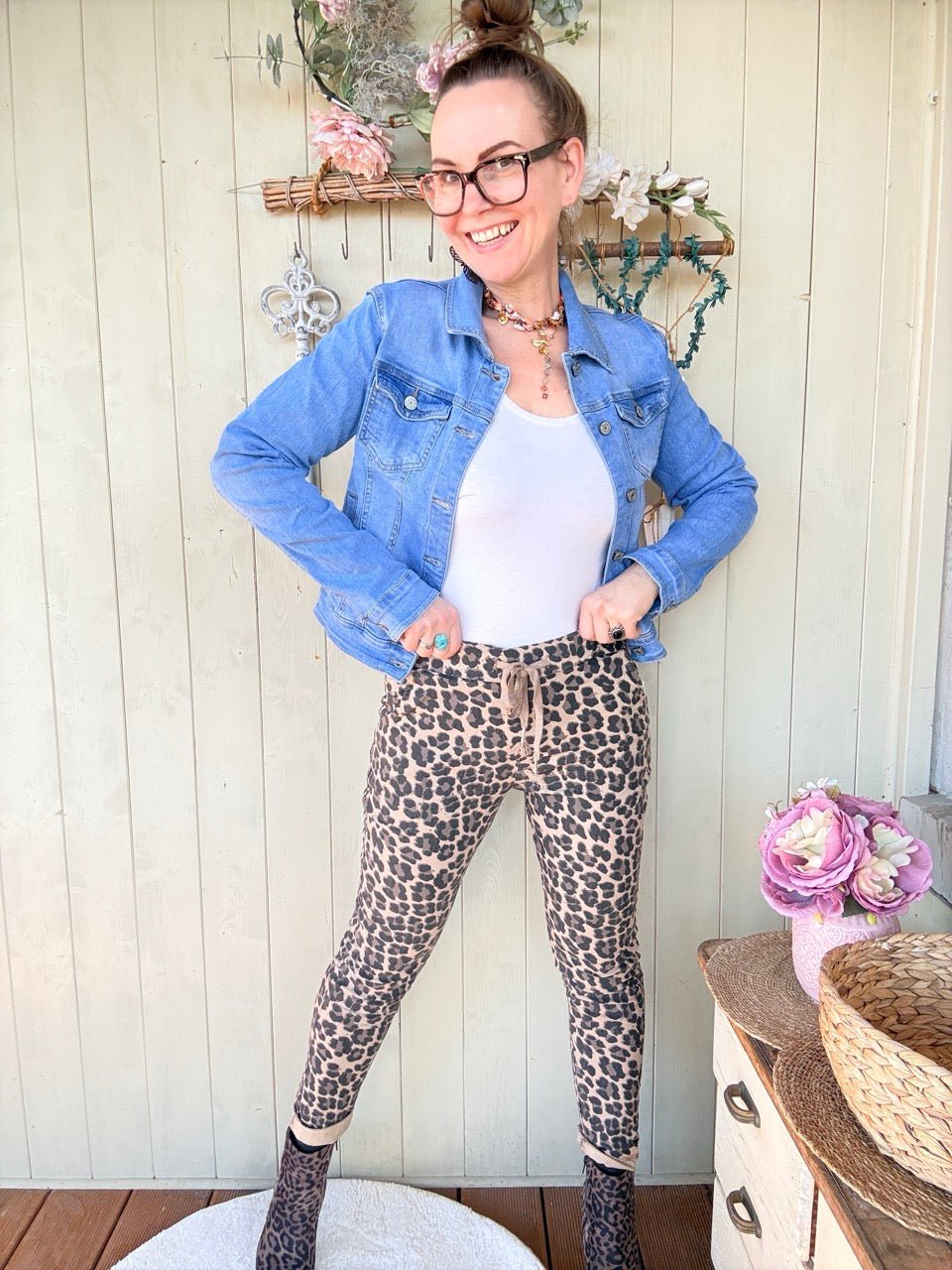 Hose Jogpants Leo Braun - FROLLEIN KÄTHE Shop