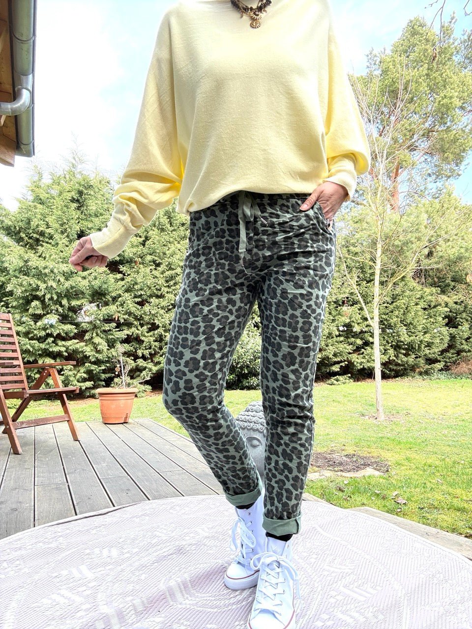 Hose Jogpants Leo Olive - FROLLEIN KÄTHE Shop