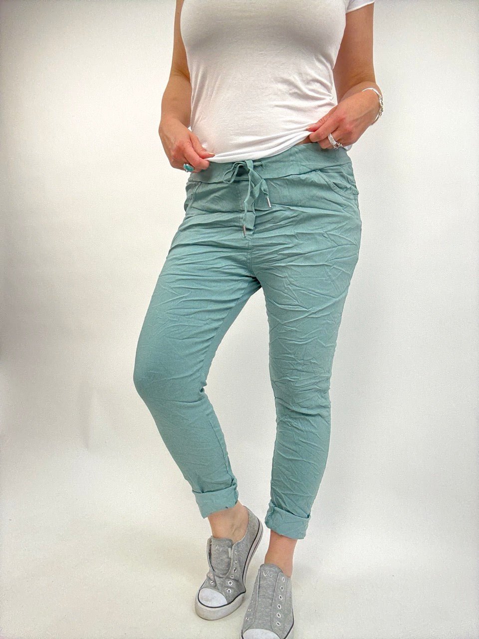 Hose Jogpants Nice Style Aloe - FROLLEIN KÄTHE Shop