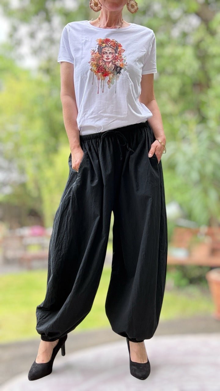 Hose Jolia Schwarz - FROLLEIN KÄTHE Shop