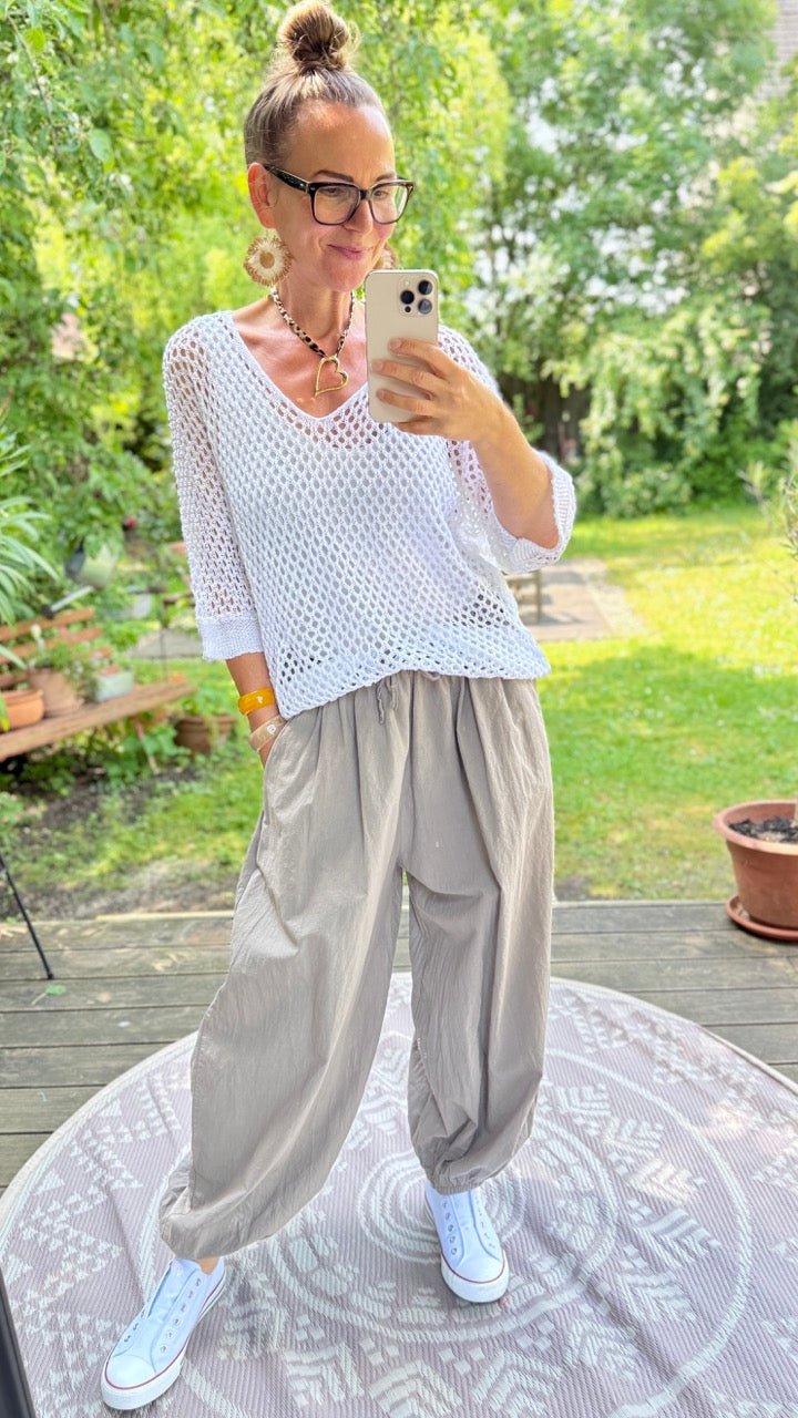 Hose Jolia Taupe - FROLLEIN KÄTHE Shop