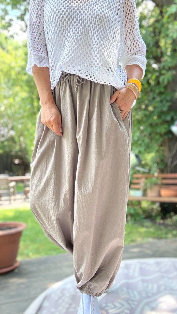 Hose Jolia Taupe - FROLLEIN KÄTHE Shop