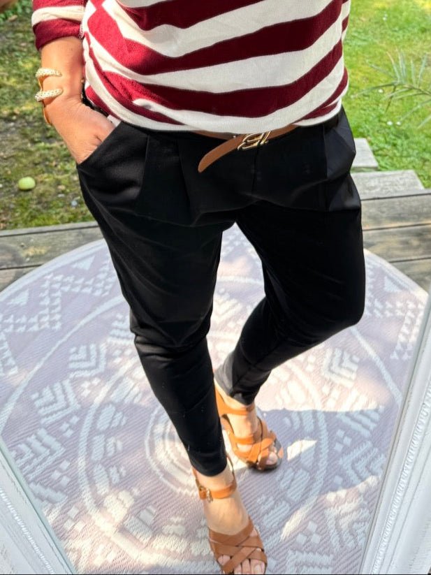 Hose Lena Schwarz - FROLLEIN KÄTHE Shop
