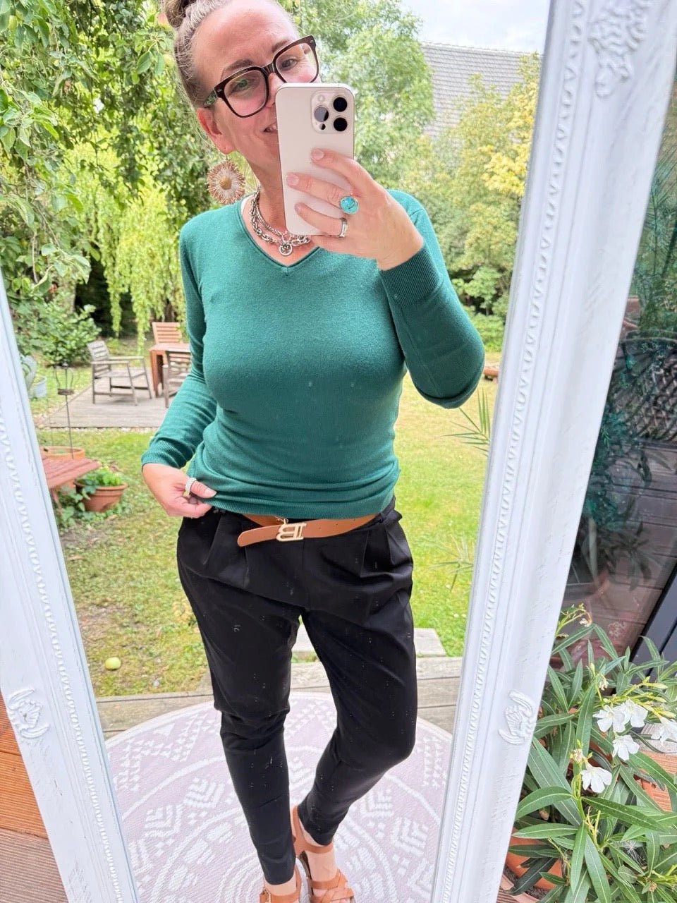 Hose Lena Schwarz - FROLLEIN KÄTHE Shop