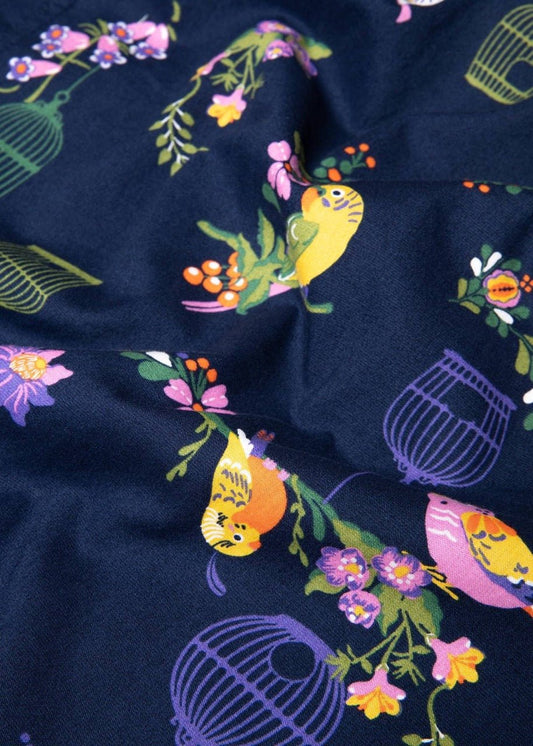 Hose Little Birds Blau - FROLLEIN KÄTHE Shop