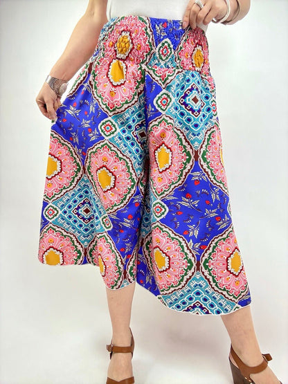 Hose Mira Culotte Blau - FROLLEIN KÄTHE Shop
