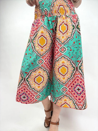 Hose Mira Culotte Türkis - FROLLEIN KÄTHE Shop