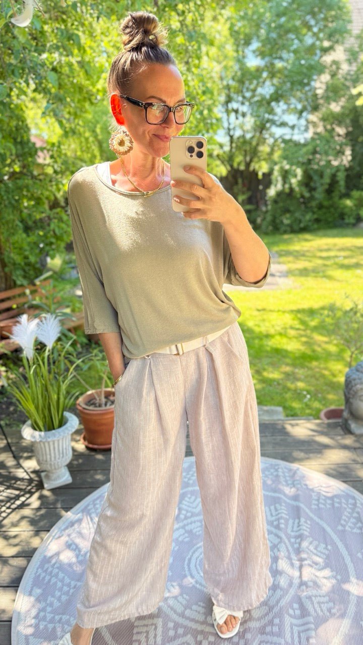 Hose Suse Sommerwind Milchkaffee - FROLLEIN KÄTHE Shop