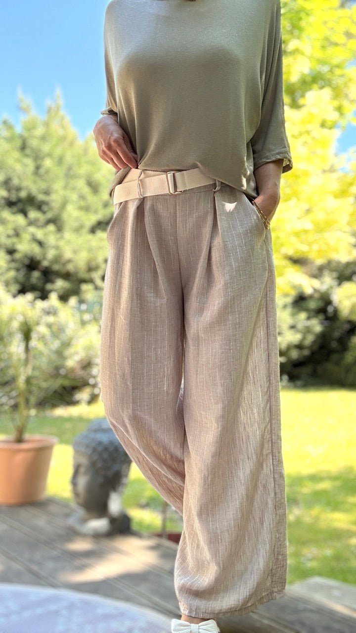 Hose Suse Sommerwind Milchkaffee - FROLLEIN KÄTHE Shop