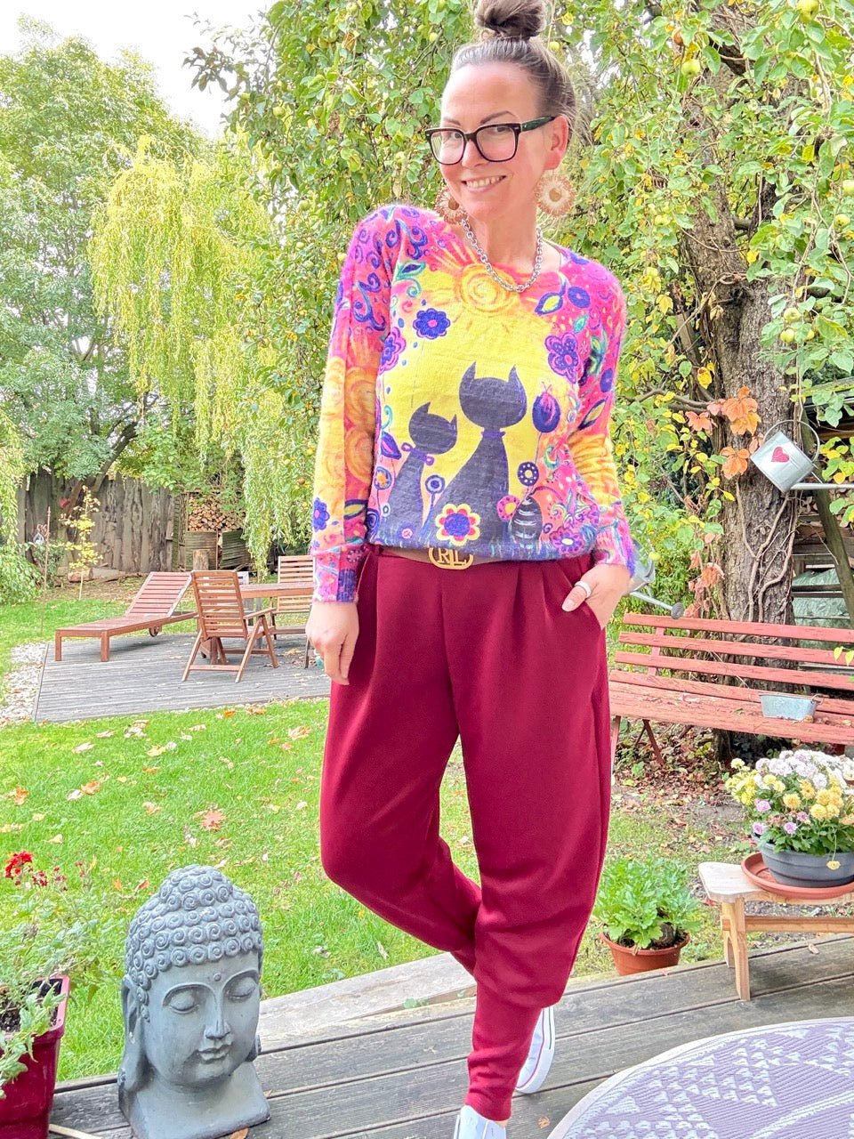 Hose Vicky Cherry - FROLLEIN KÄTHE Shop