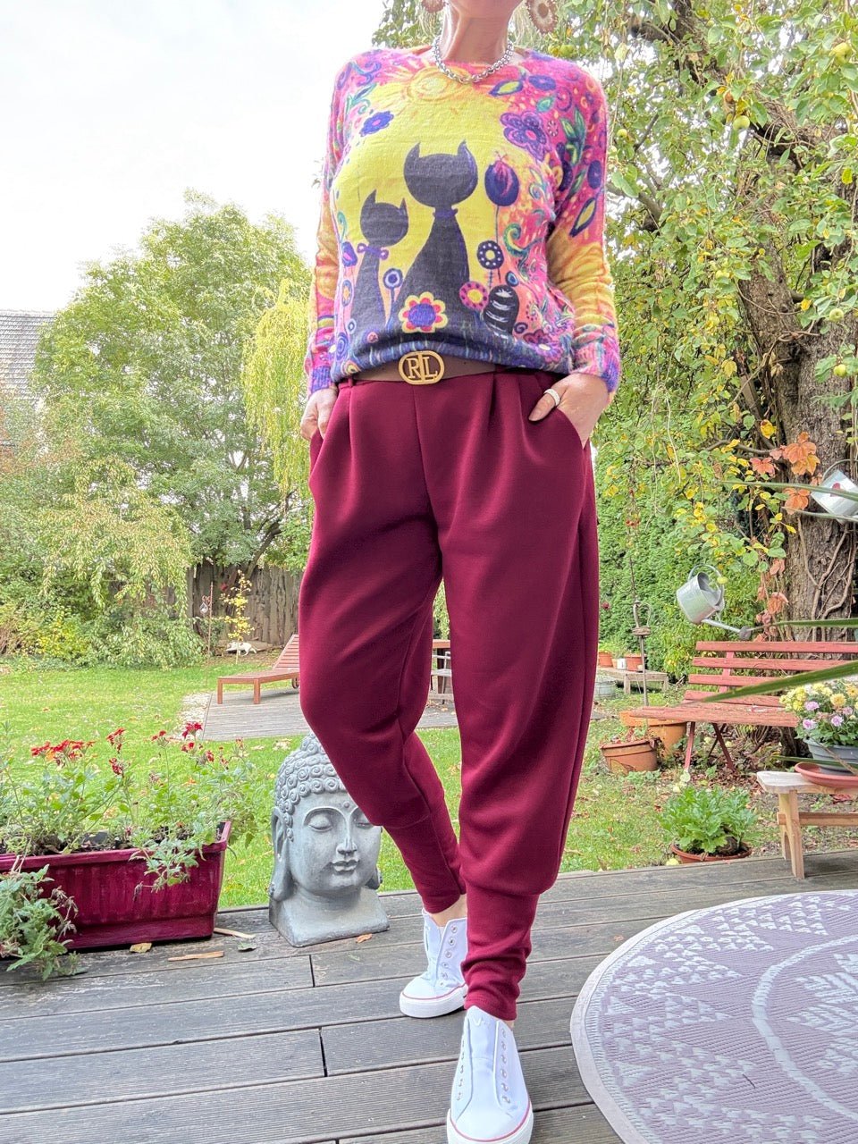 Hose Vicky Cherry - FROLLEIN KÄTHE Shop