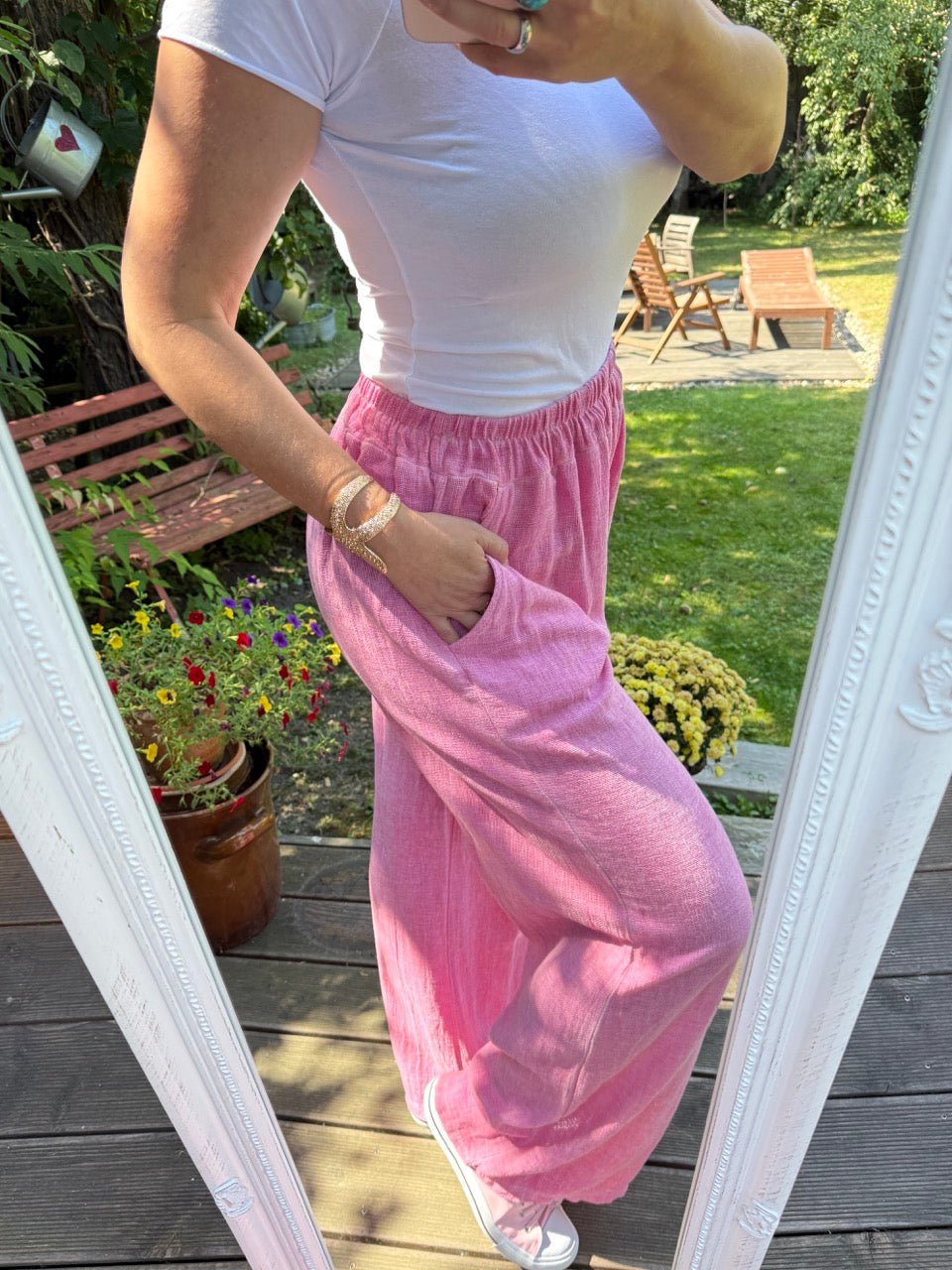 Hose Wolkenleicht Rose - FROLLEIN KÄTHE Shop