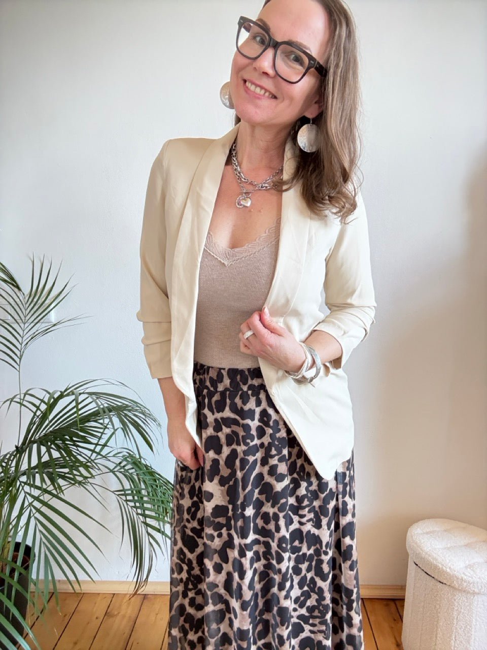 Jacke Blazer Ellen Cream - FROLLEIN KÄTHE Shop