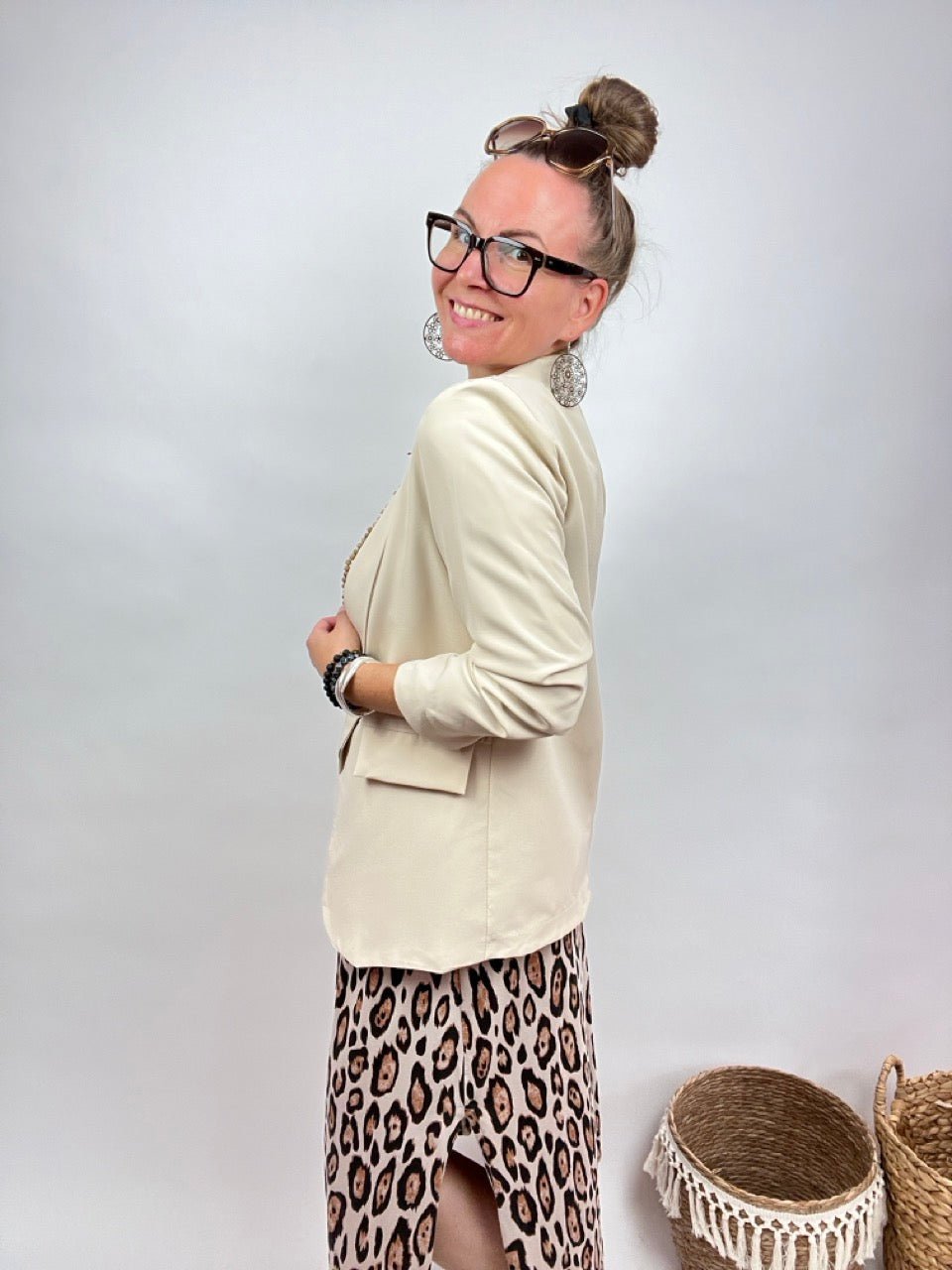 Jacke Blazer Ellen Cream - FROLLEIN KÄTHE Shop