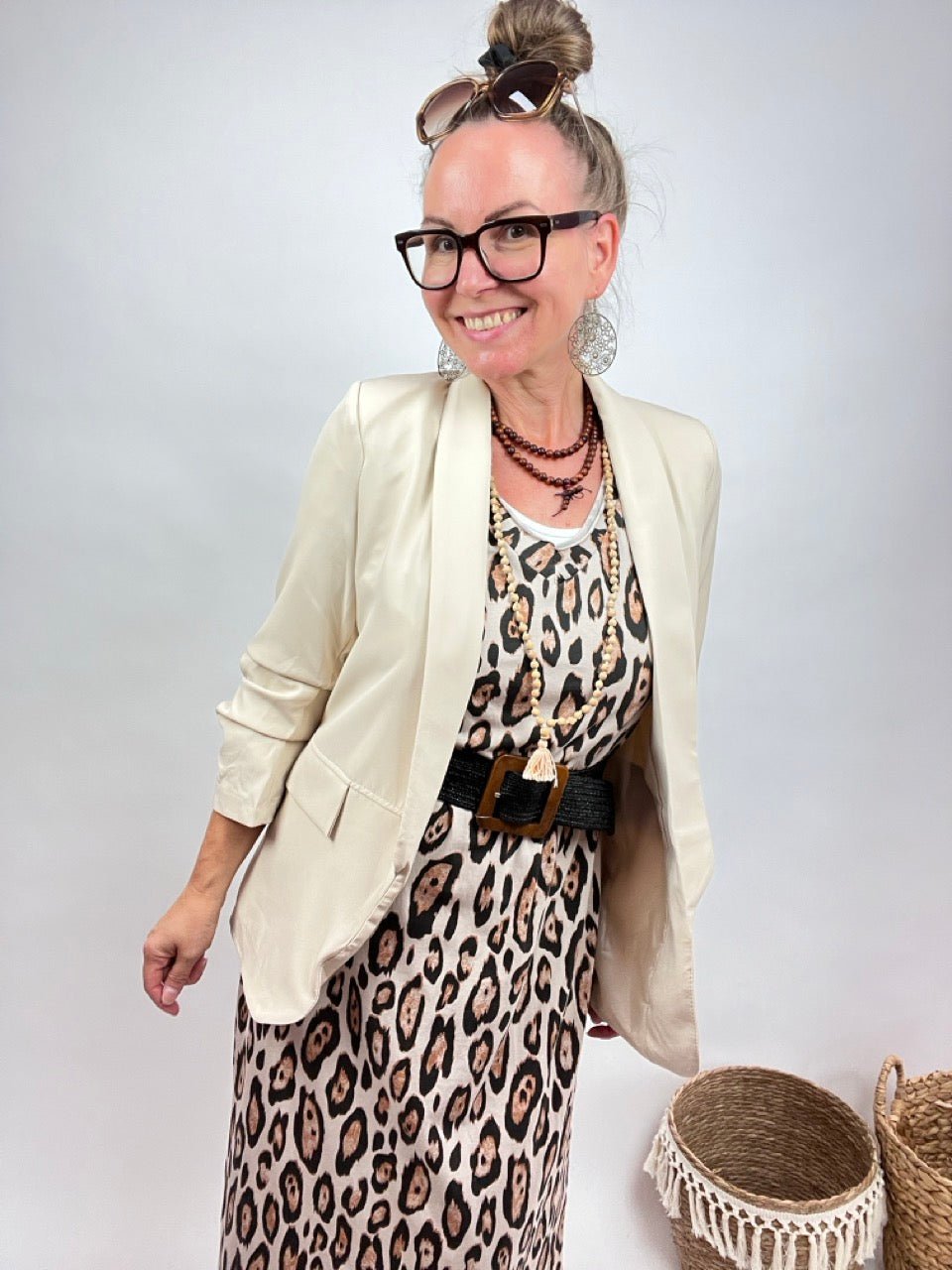 Jacke Blazer Ellen Cream - FROLLEIN KÄTHE Shop