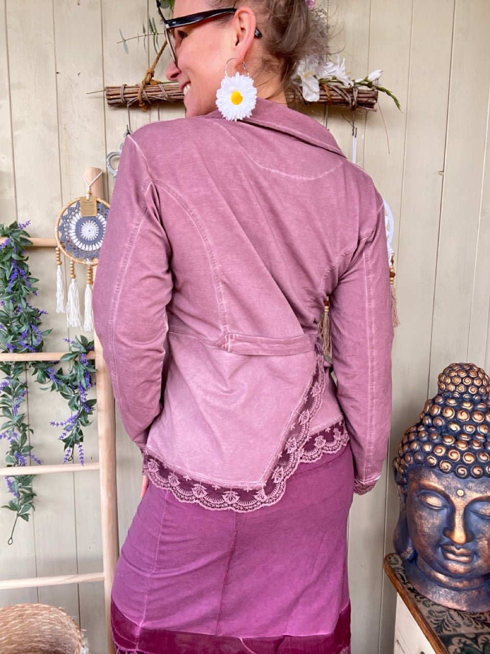 Jacke Edda Alt Rose - FROLLEIN KÄTHE Shop