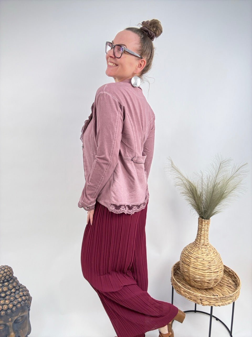 Jacke Edda Alt Rose - FROLLEIN KÄTHE Shop