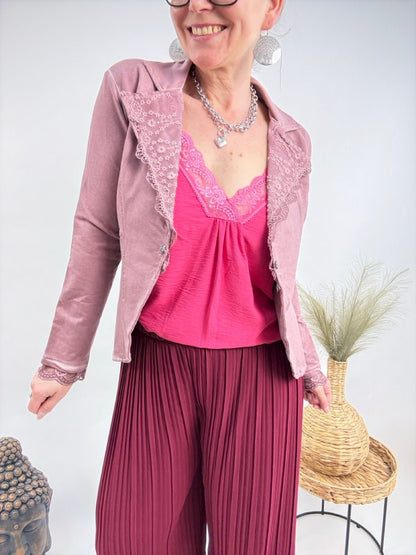 Jacke Edda Alt Rose - FROLLEIN KÄTHE Shop