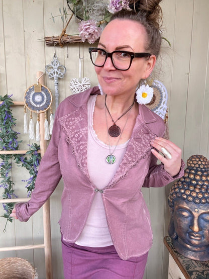 Jacke Edda Alt Rose - FROLLEIN KÄTHE Shop