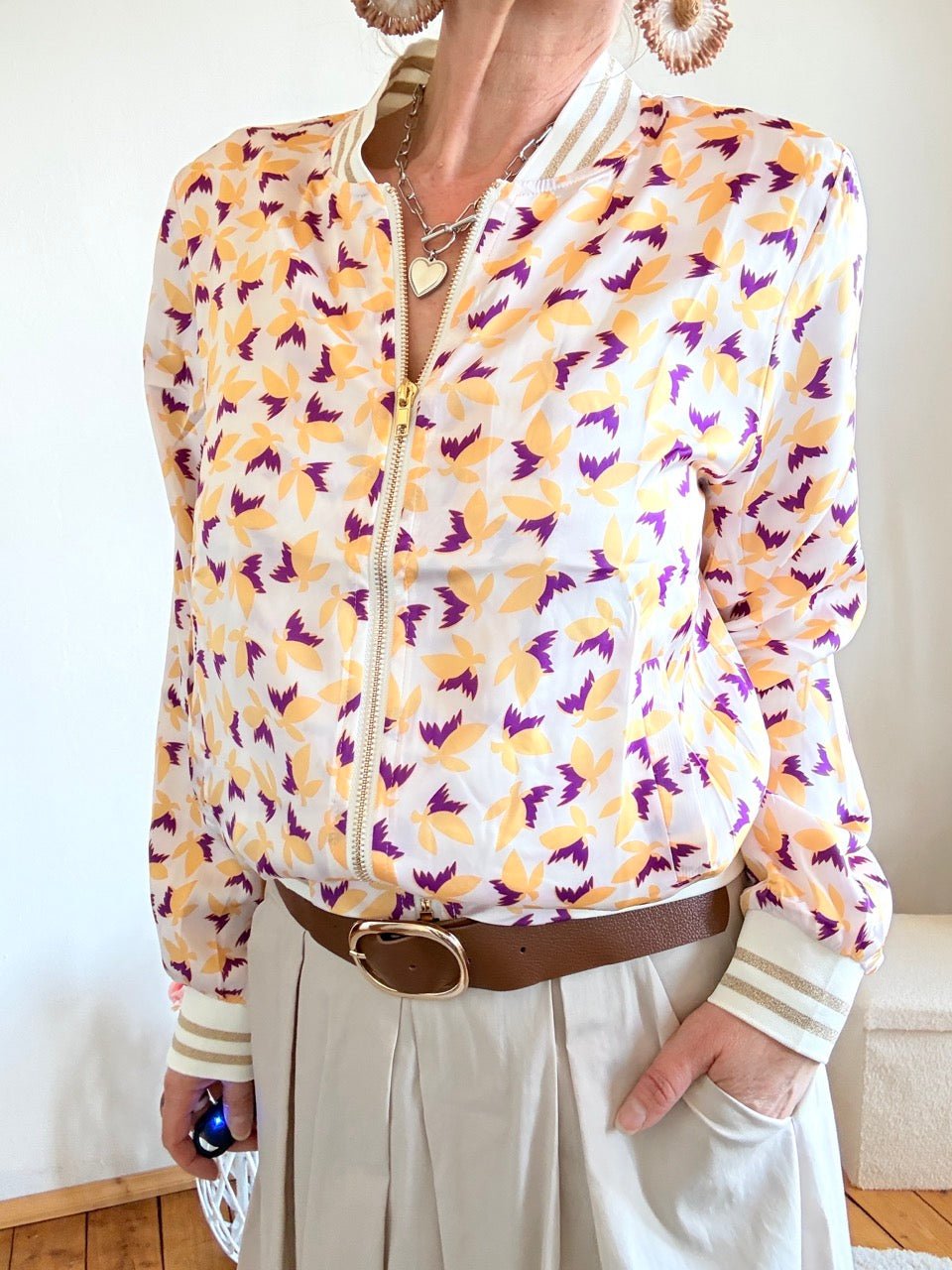 Jacke Fadenfein Weiß - FROLLEIN KÄTHE Shop