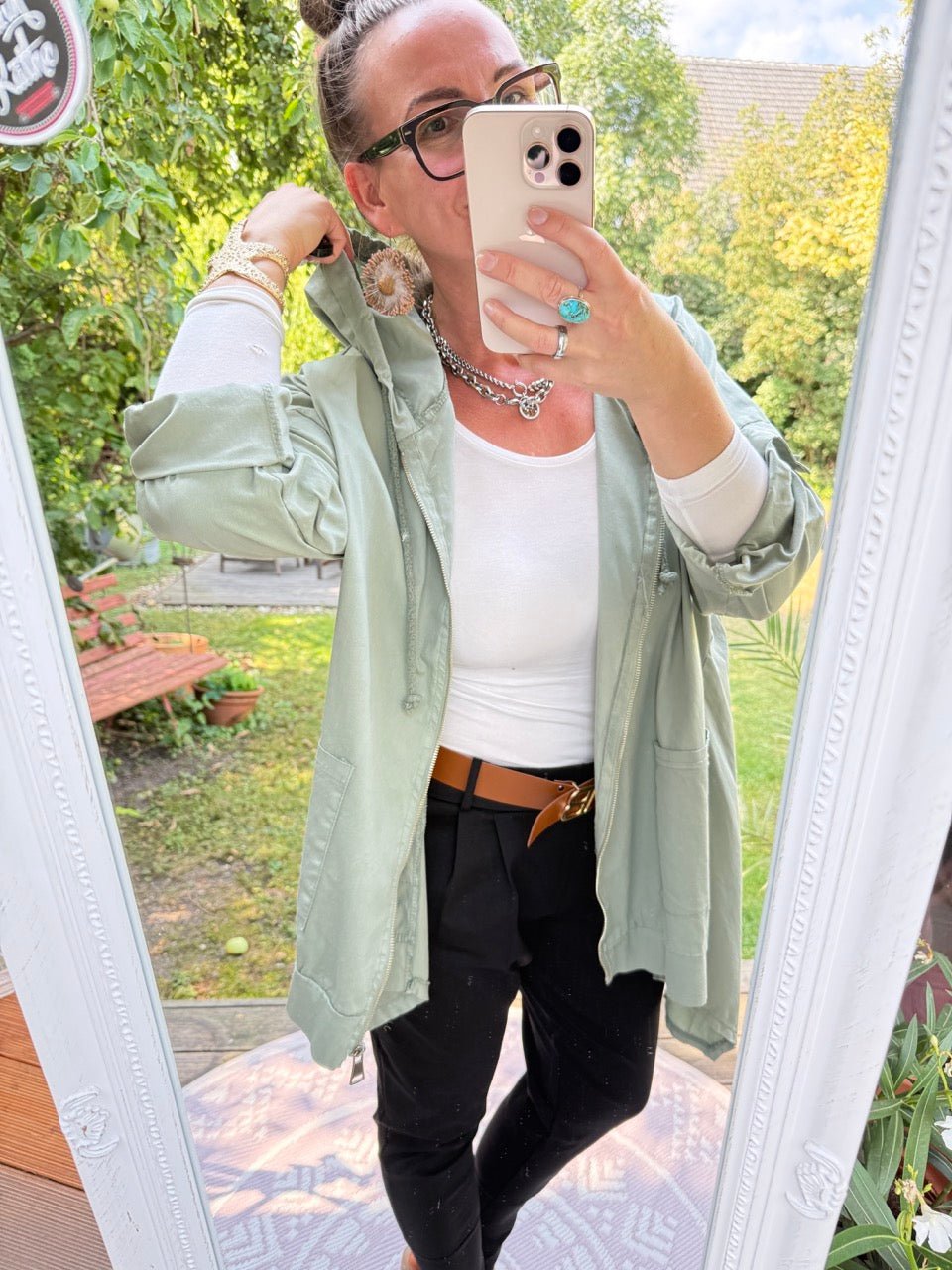 Jacke Fritzi Olive - FROLLEIN KÄTHE Shop