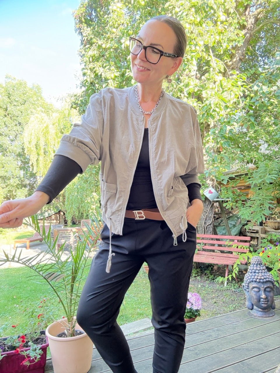 Jacke Terry Taupe Feincord - FROLLEIN KÄTHE Shop