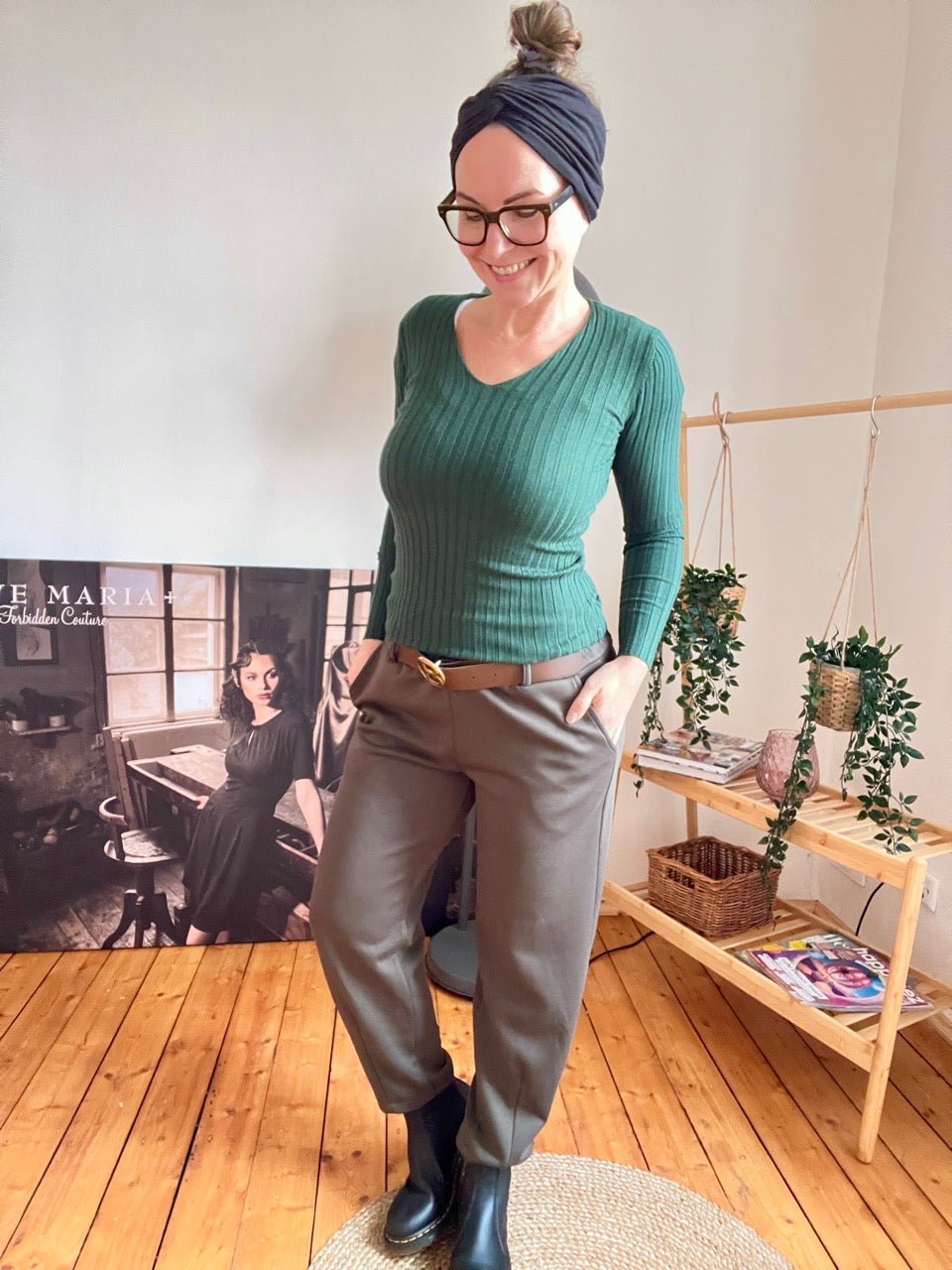 Jogpants Maxi Olive - FROLLEIN KÄTHE Shop