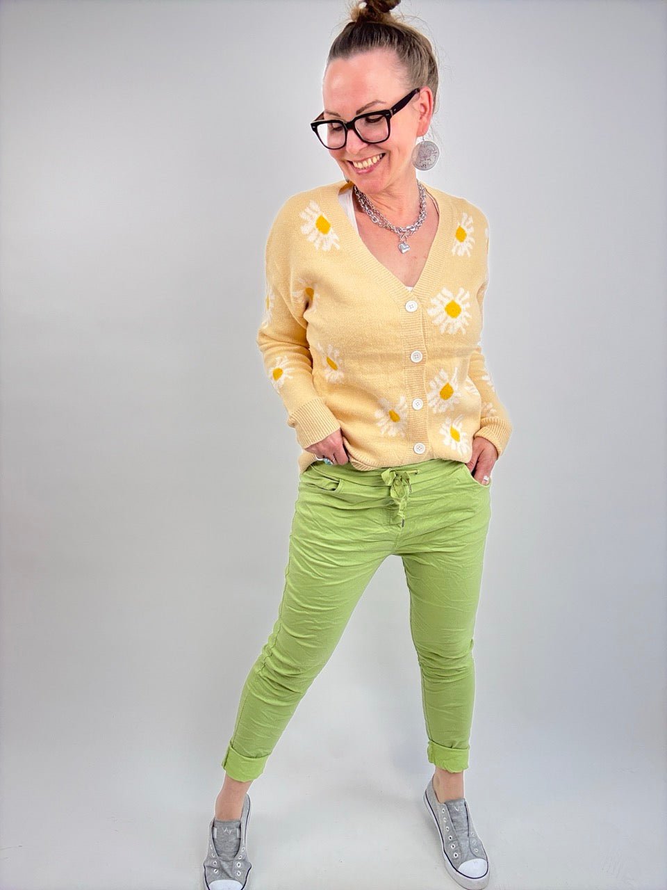 Jogpants Nice Style Light Grün - FROLLEIN KÄTHE Shop