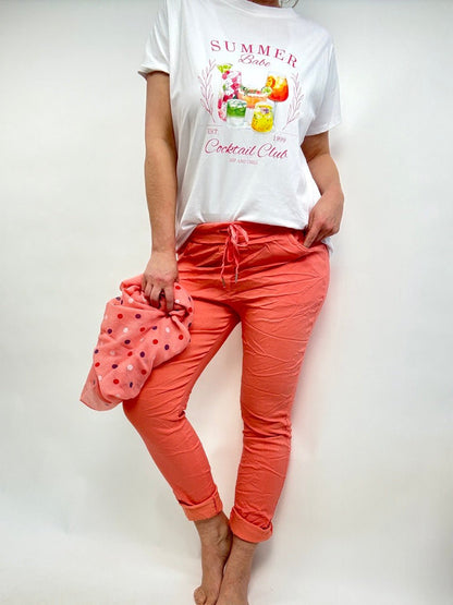 Jogpants Nice Style Peach - FROLLEIN KÄTHE Shop