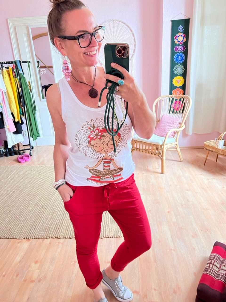 Jogpants Nice Style Rot - FROLLEIN KÄTHE Shop